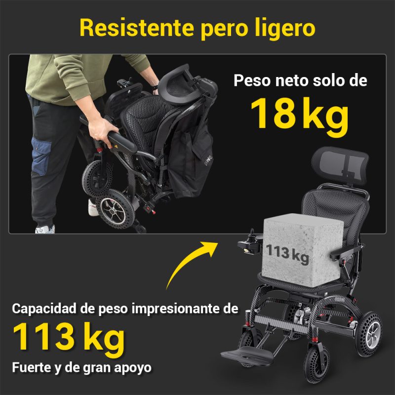 Easwe™ B10 Silla De Ruedas Eléctrica Plegable 1 2